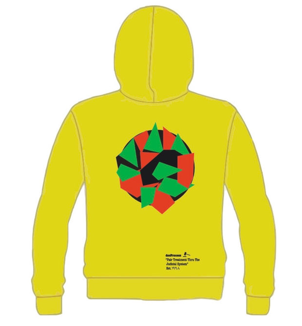 "Walking While Black" Hoodie-Yellow